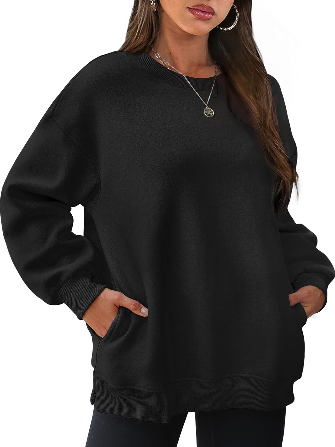 

StyleCast x Revolte Women Sweatshirt, Black