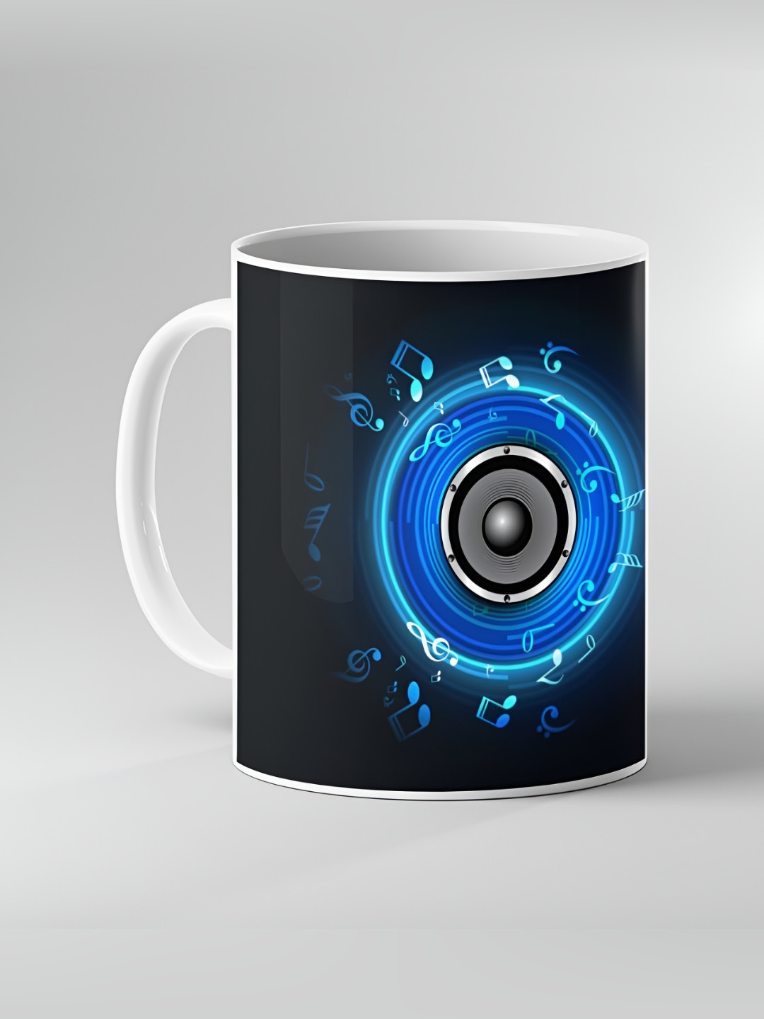 

Keviv White and Black Text or Slogans Printed Ceramic Glossy Mugs 325 ml