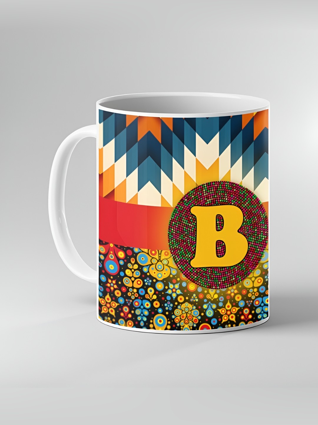 

Keviv White & Black Text or Slogans Printed Ceramic Glossy Mugs 325 ml