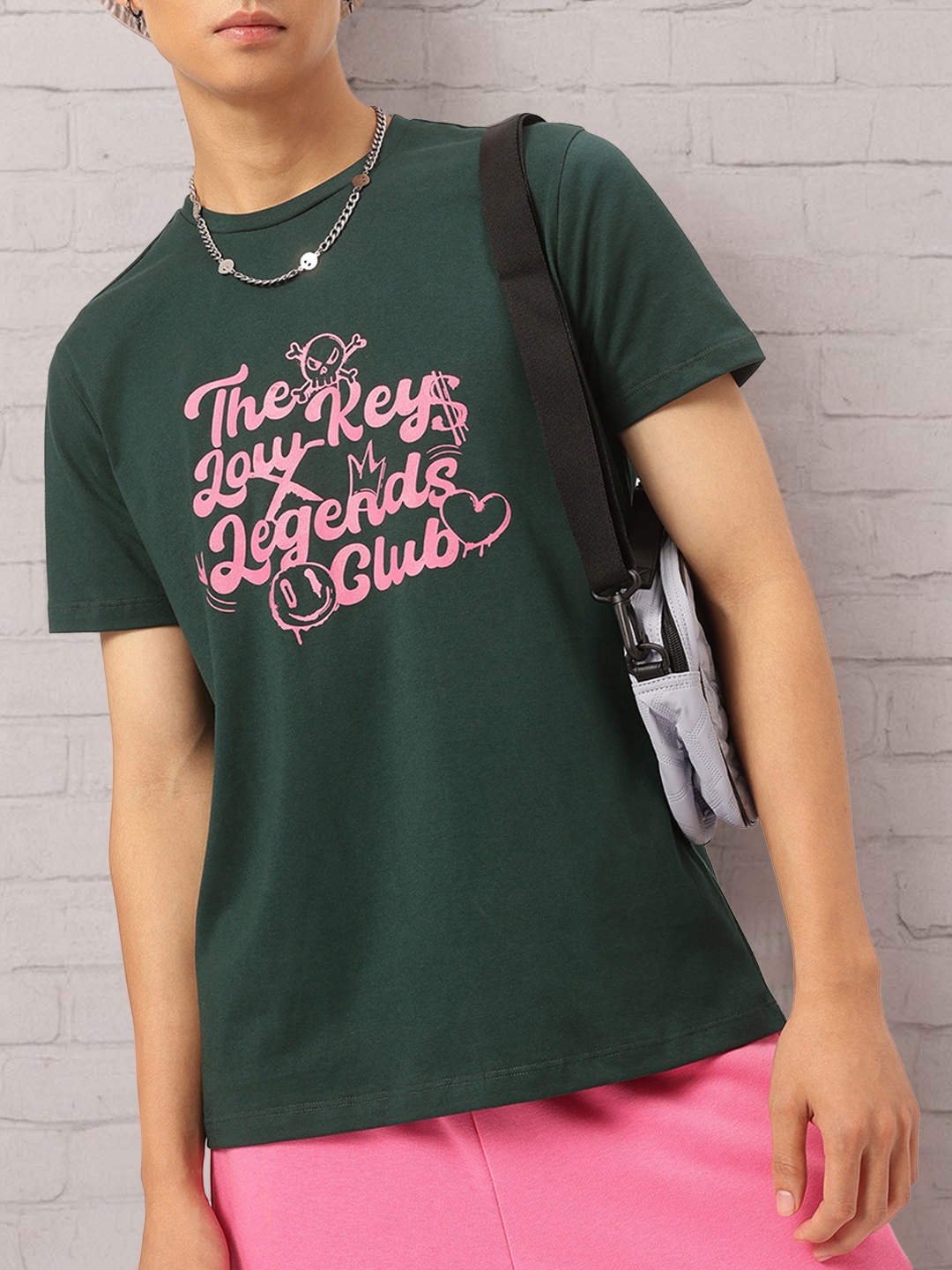 

Kook N Keech Minimalist Madness Graphic Tee, Green