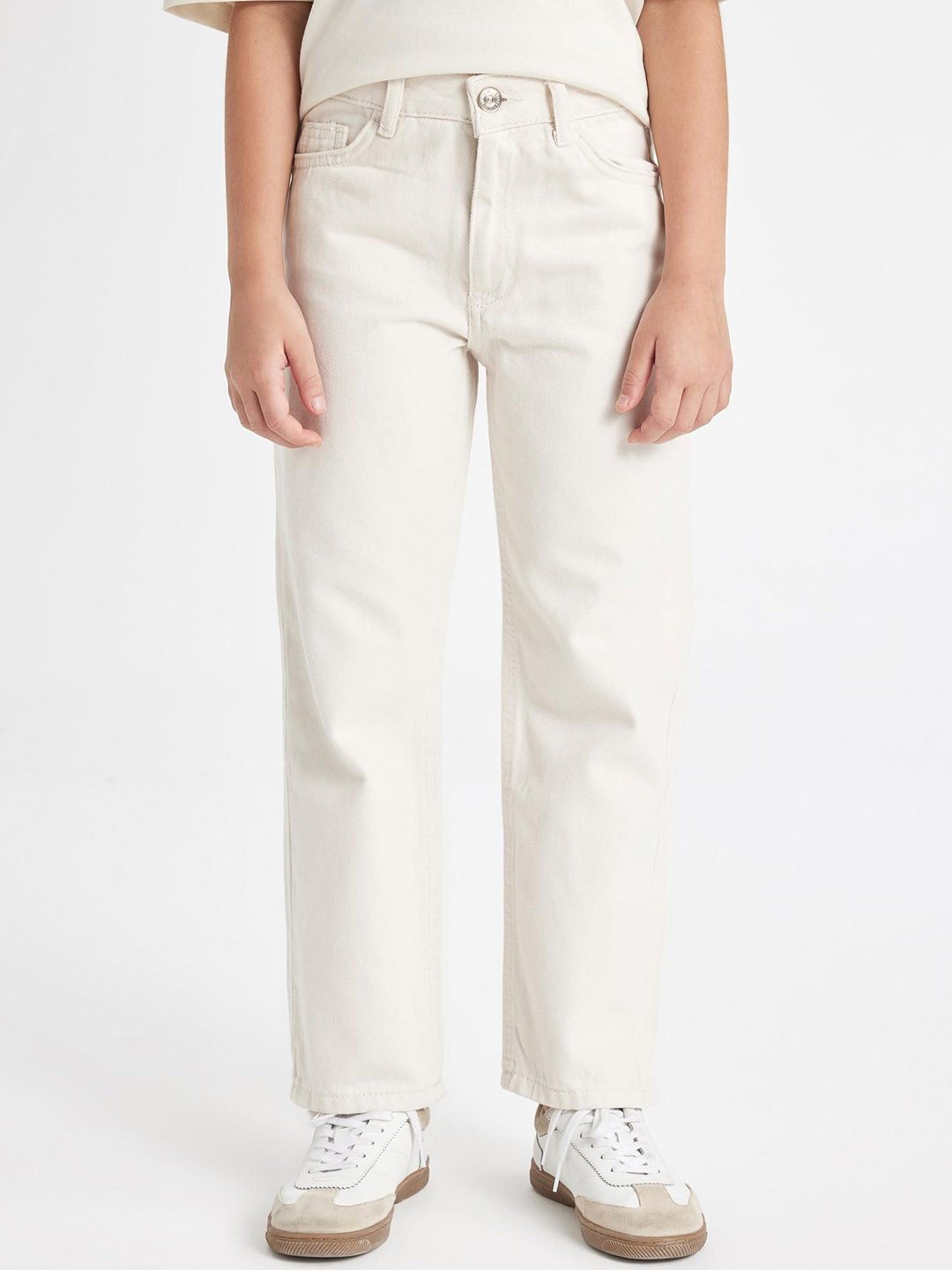 

DeFacto Girls Trousers, Off white