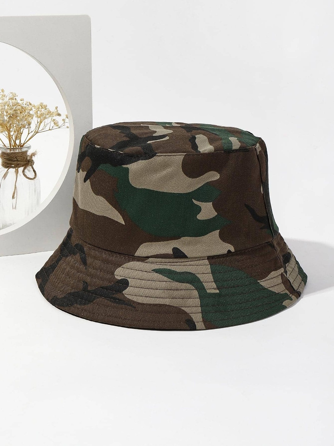 

Infispace Women Beige Self Design Sun Hat