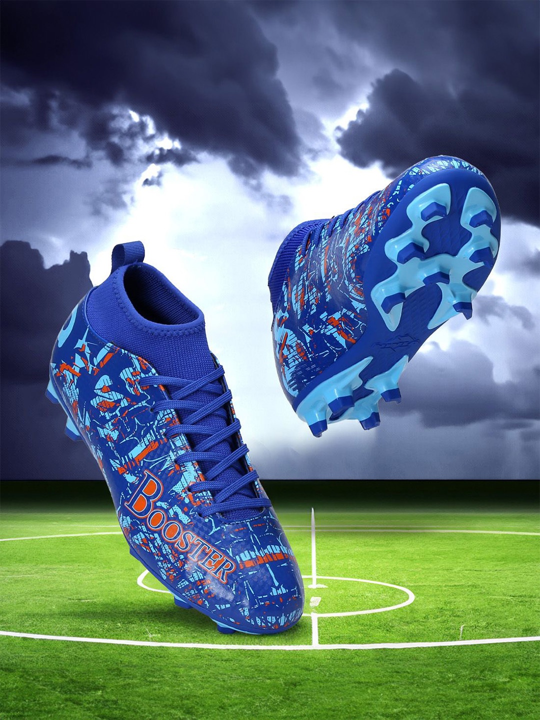 

Aivin Men Football Shoes, Blue