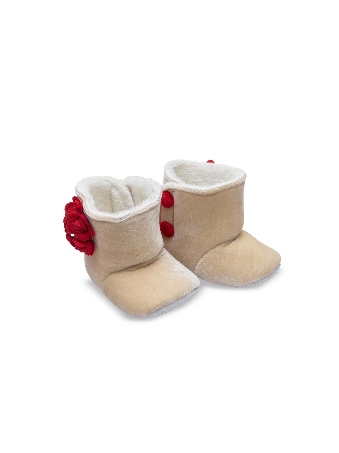 

Daizy Kids Girls Soft Long Booties, Beige