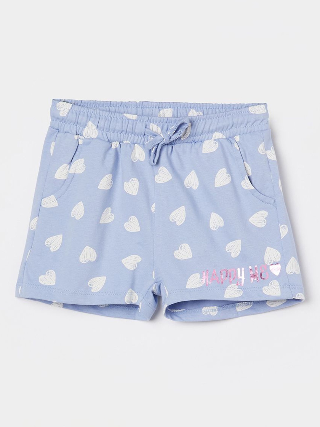 

Fame Forever by Lifestyle Girls Printed Casual Shorts, Blue