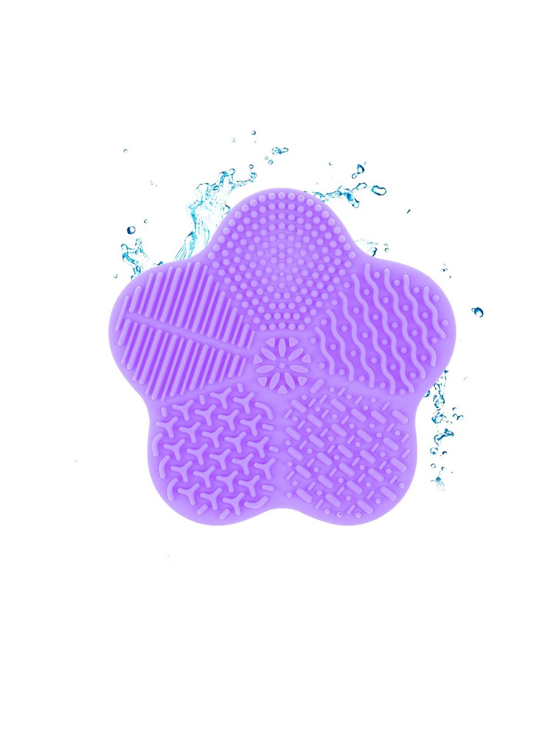 

Gleva Makeup Brush Cleaning Scrubber Mat, Purple