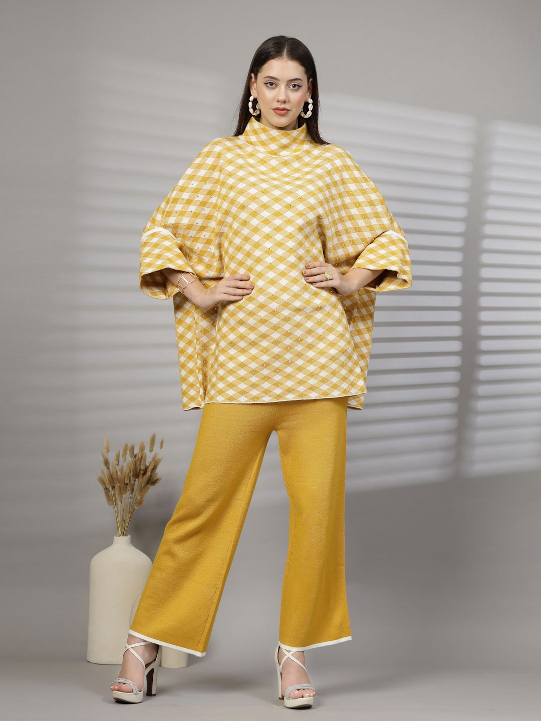 

Mafadeny Printed Tunic & Trouser, Yellow