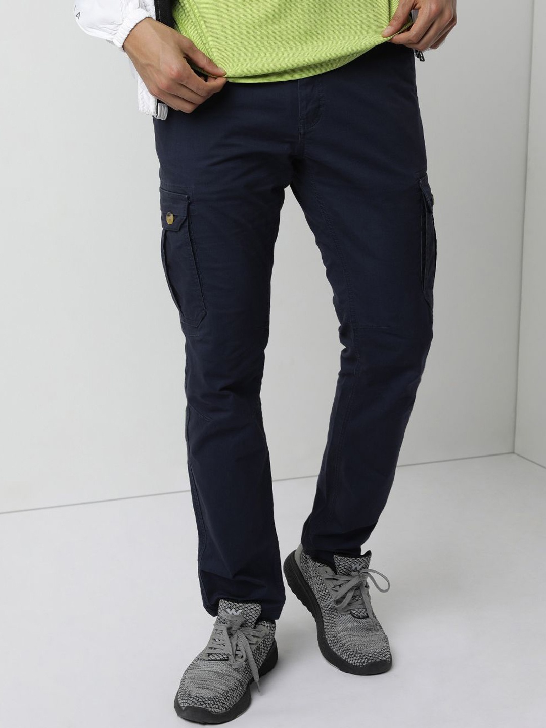 

Wildcraft Men Comfort Trousers, Navy blue