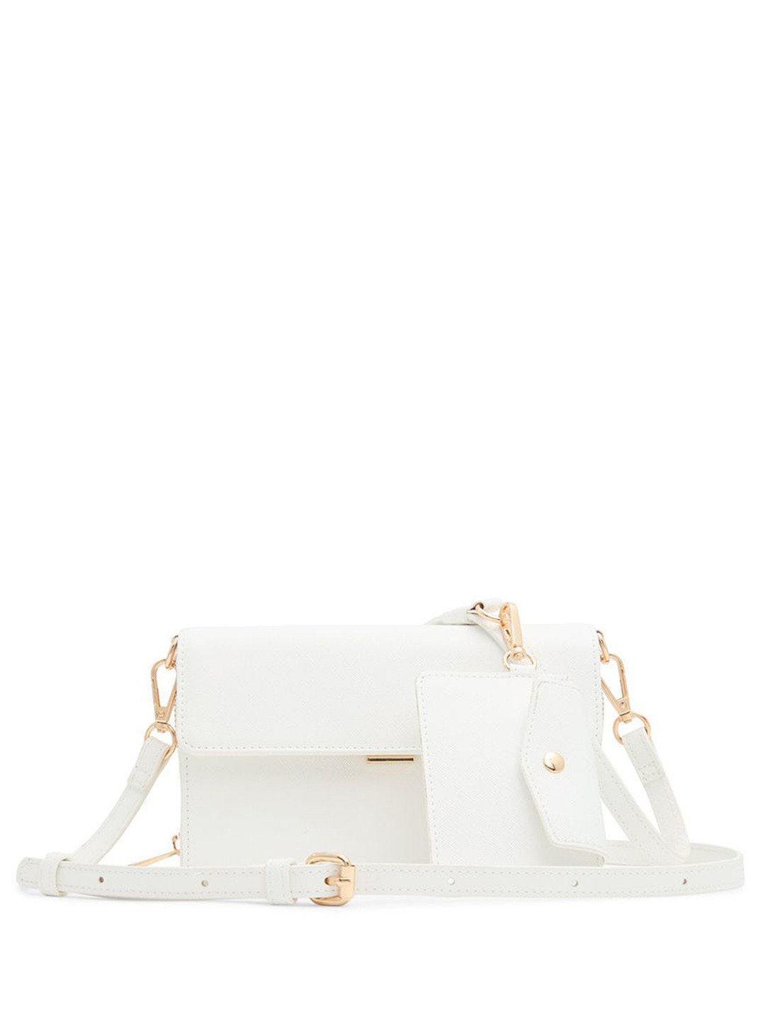 

Call It Spring PU Crossbody Sling Bag, White