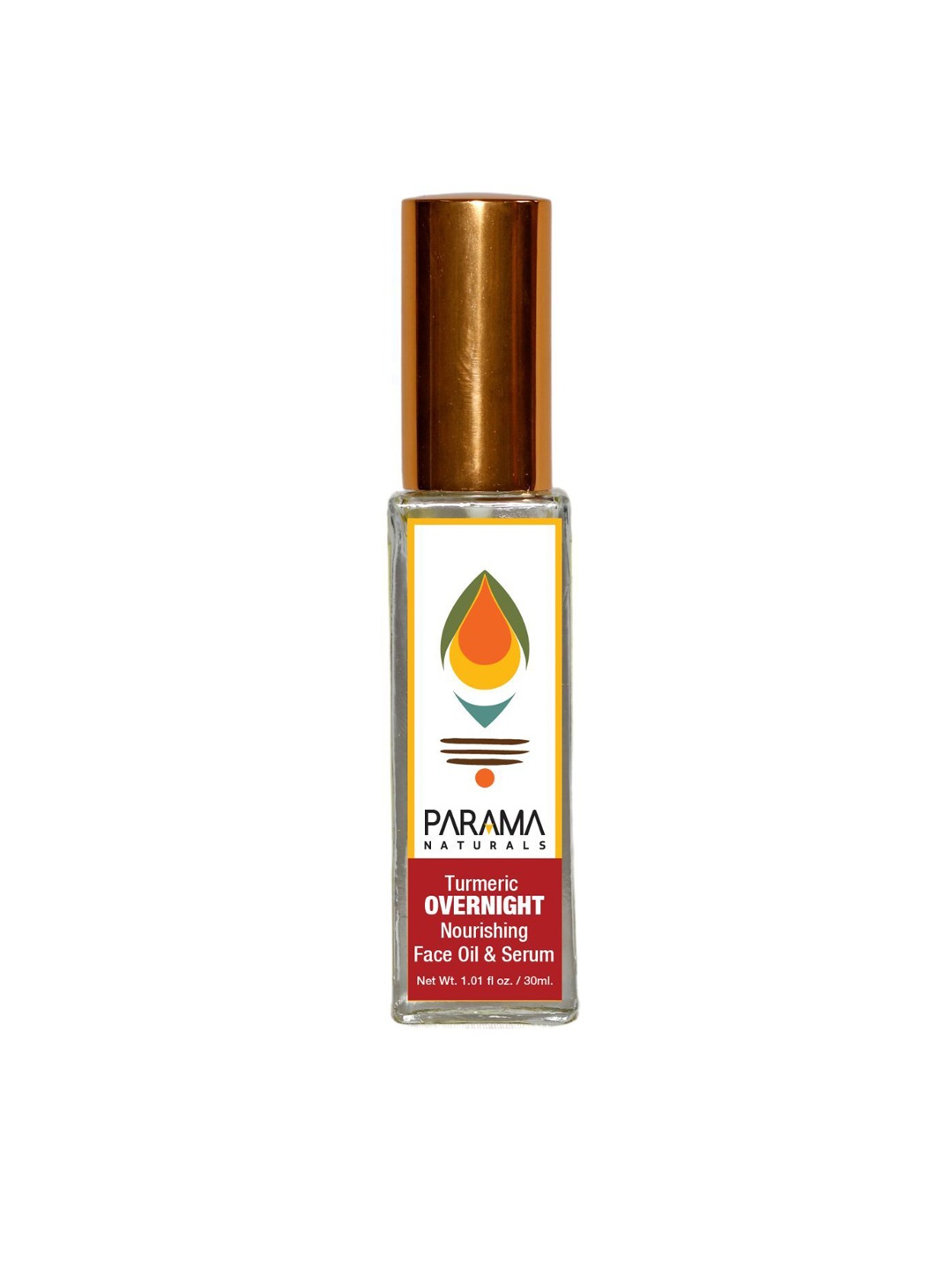 

Parama Naturals Turmeric Overnight Nourishing Face Oil & Serum- 30 ml, Yellow