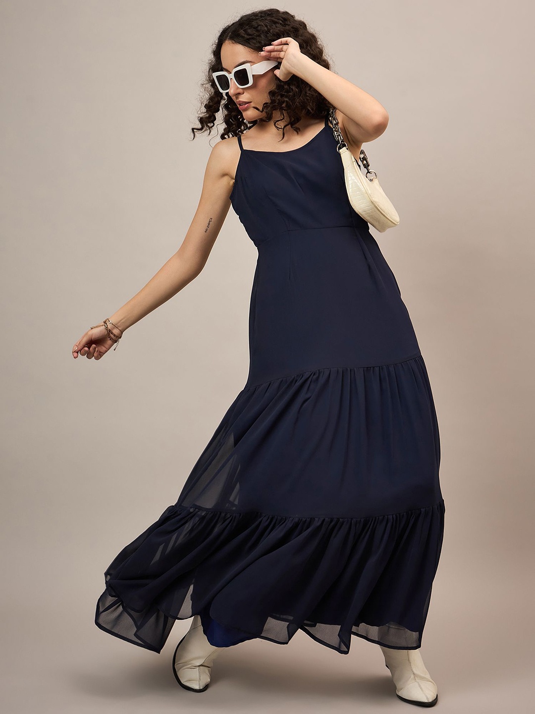 

The Roadster Lifestyle Co Sleeveless Long Maxi Dress, Blue