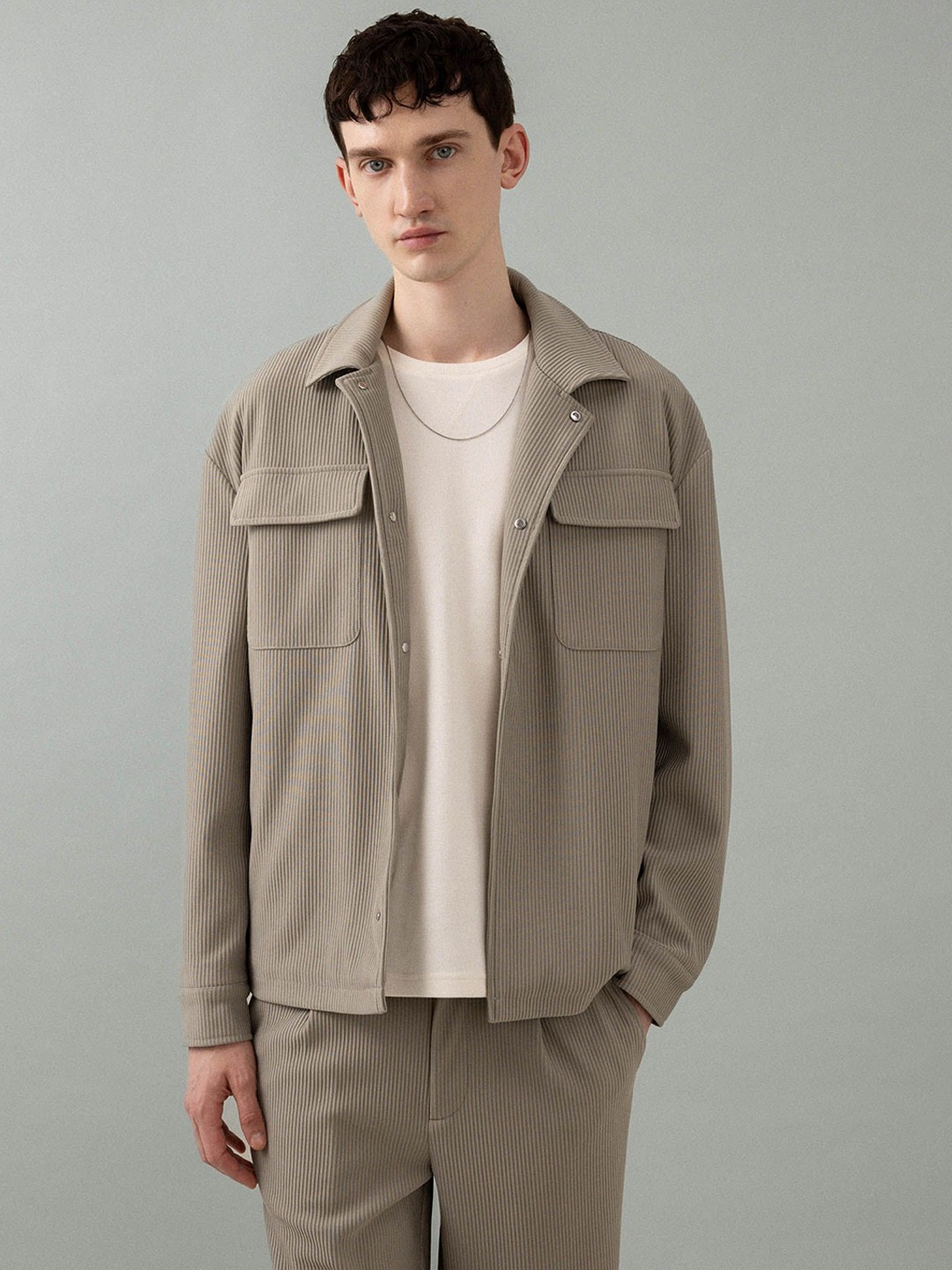 

DeFacto Men Crop Tailored Jacket, Na