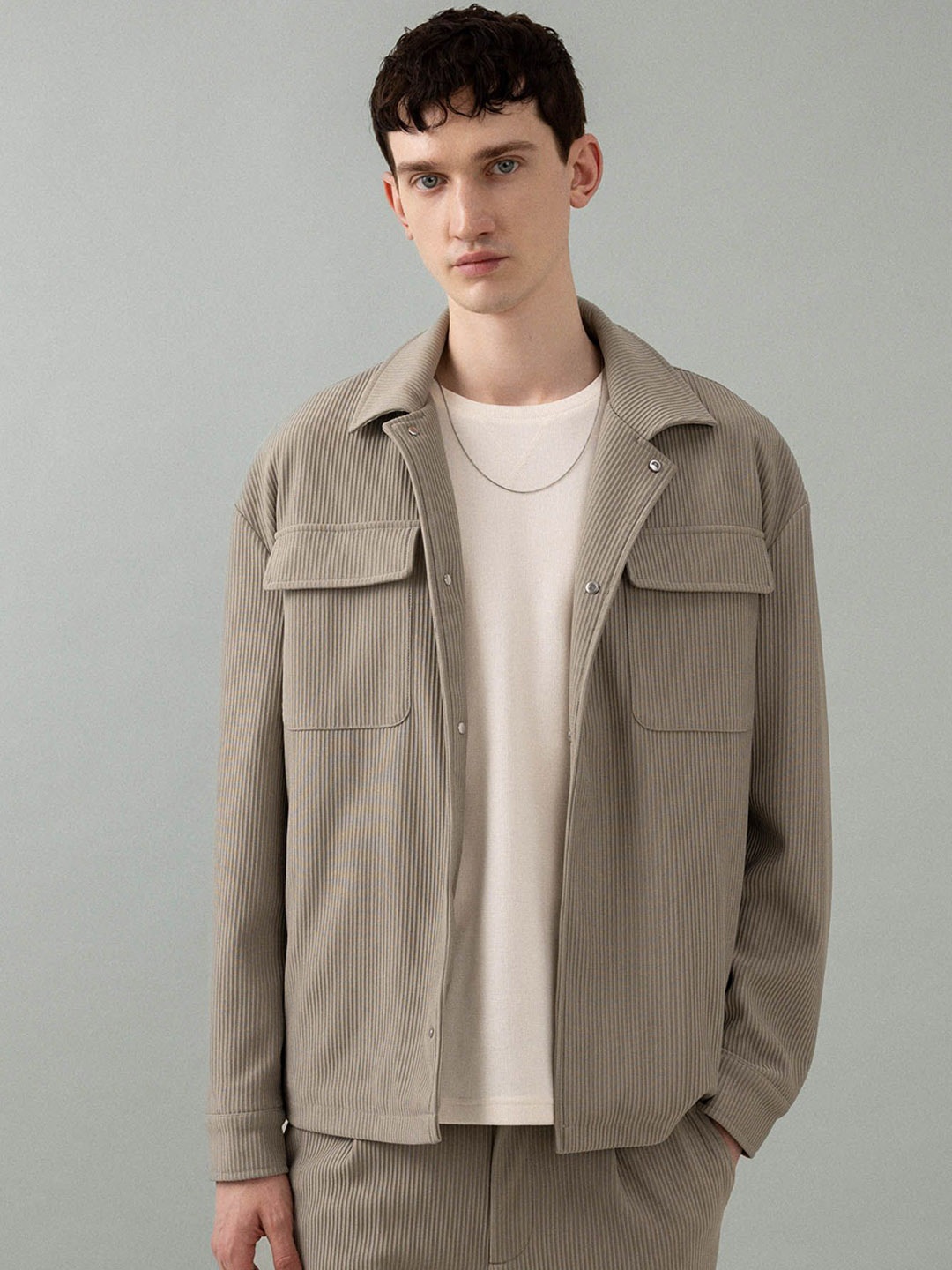 

DeFacto Men Crop Tailored Jacket, Na