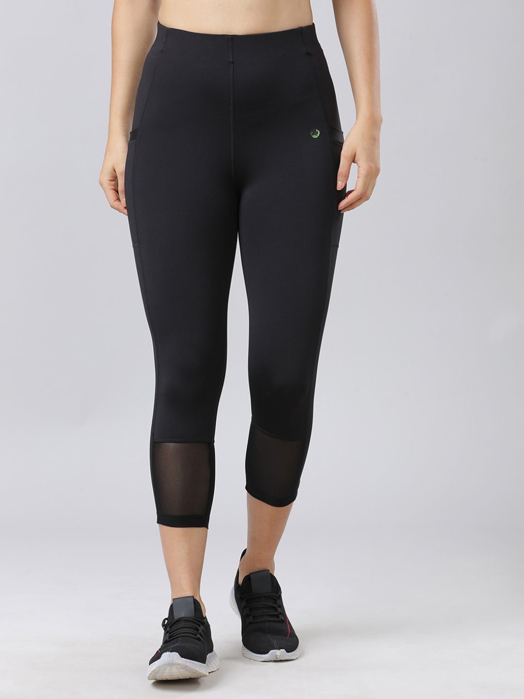 

Lovable Sport Women High-Rise Skinny Fit Capris, Black
