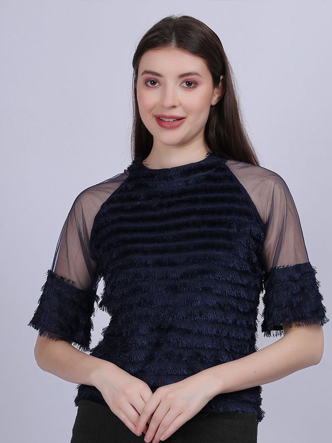 

Aumbe Top, Navy blue