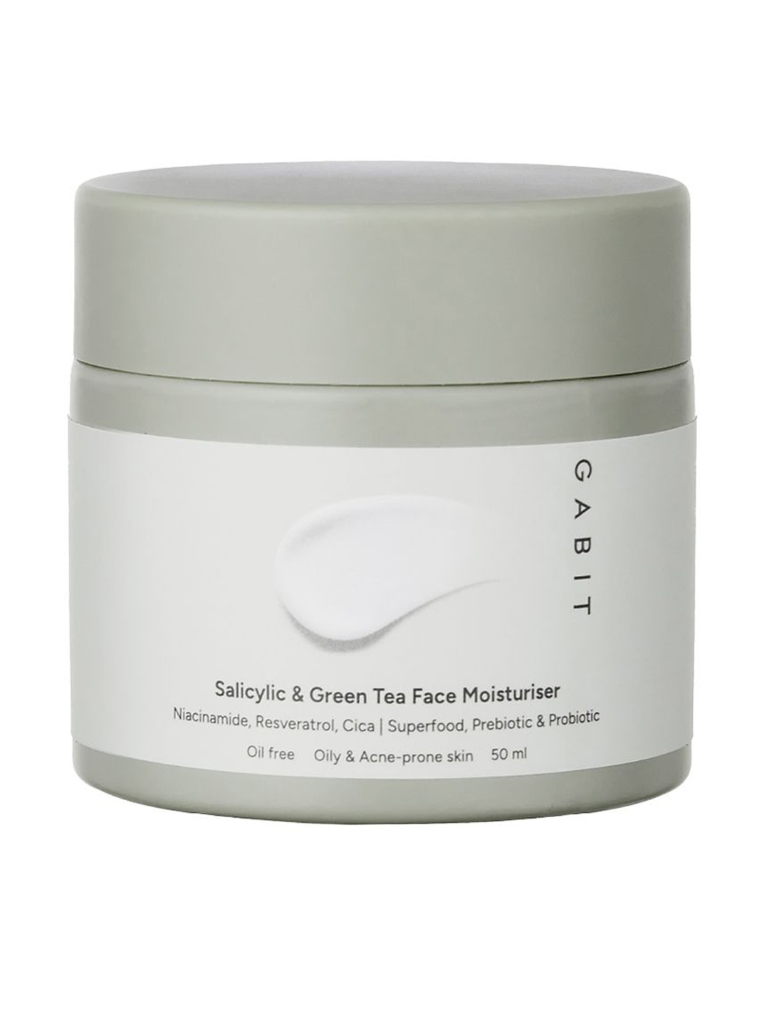 

Gabit Salicylic & Green Tea Face Moisturiser, Grey