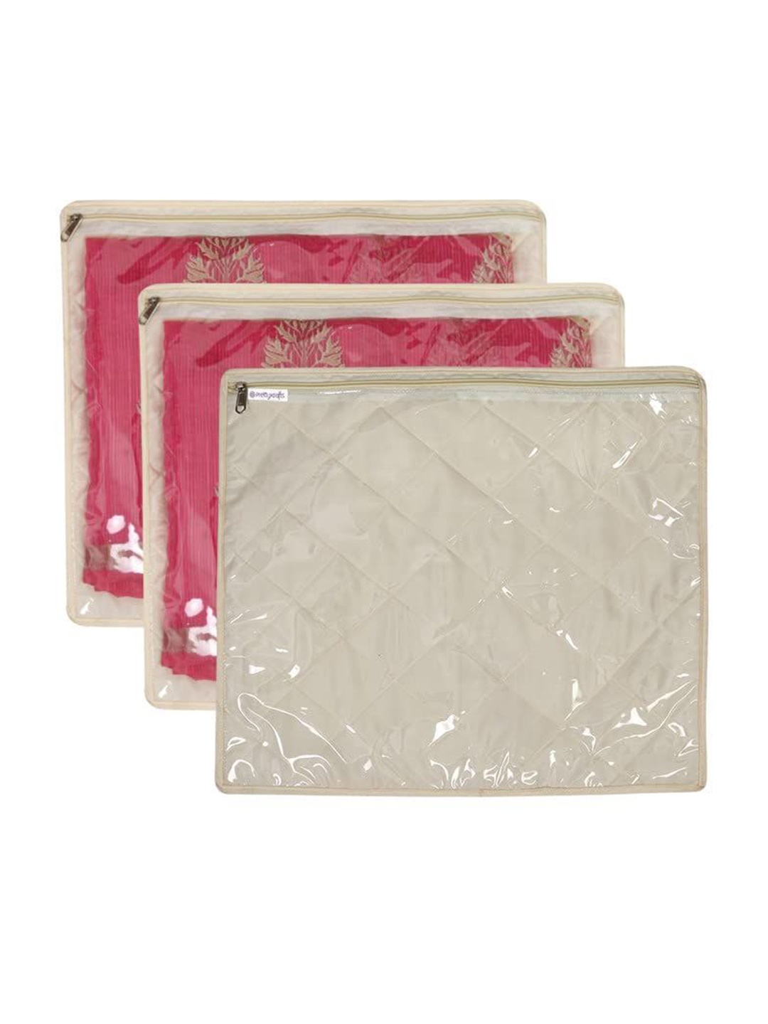 

prettykrafts Beige 3 Pieces Drawer Organisers