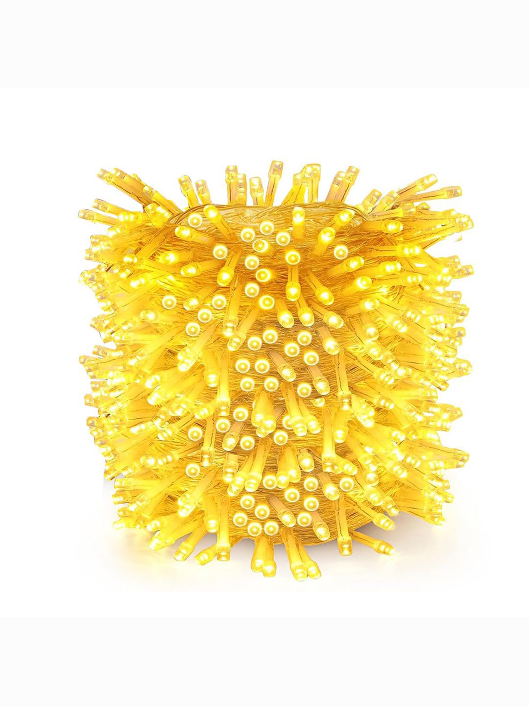 

Kuber Industries Yellow Rice Shape LED String Lights, Grey