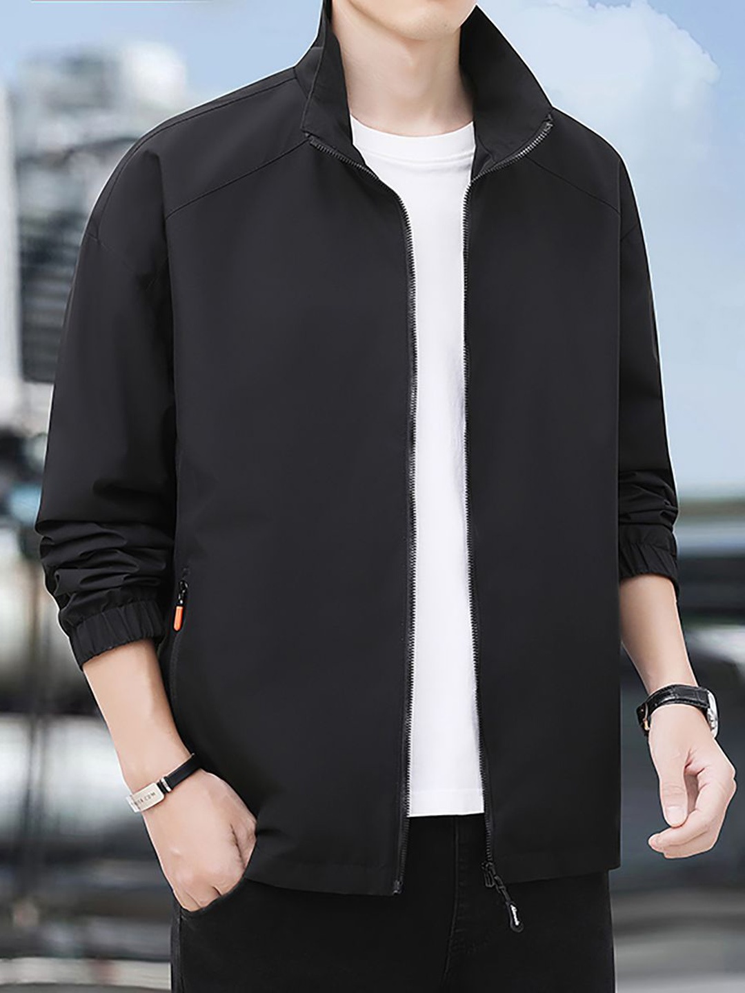 

StyleCast x Revolte Men Padded Jacket, Black