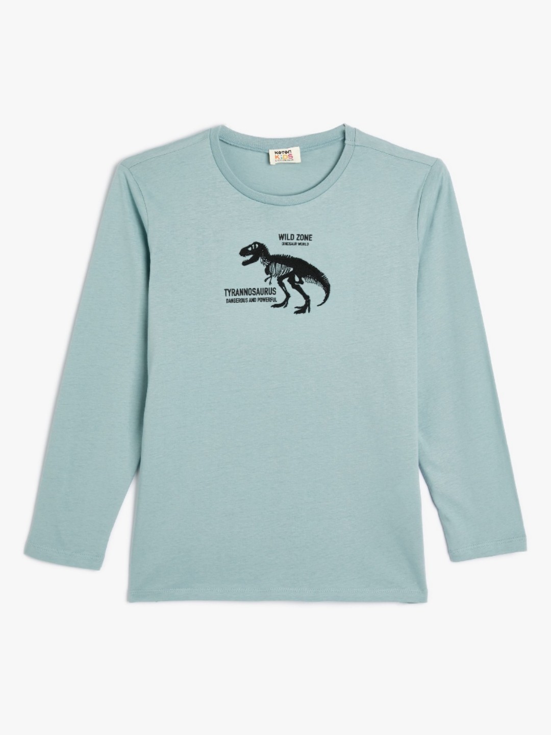 

Koton Boys Graphic Printed Round Neck Cotton T-shirt, Blue