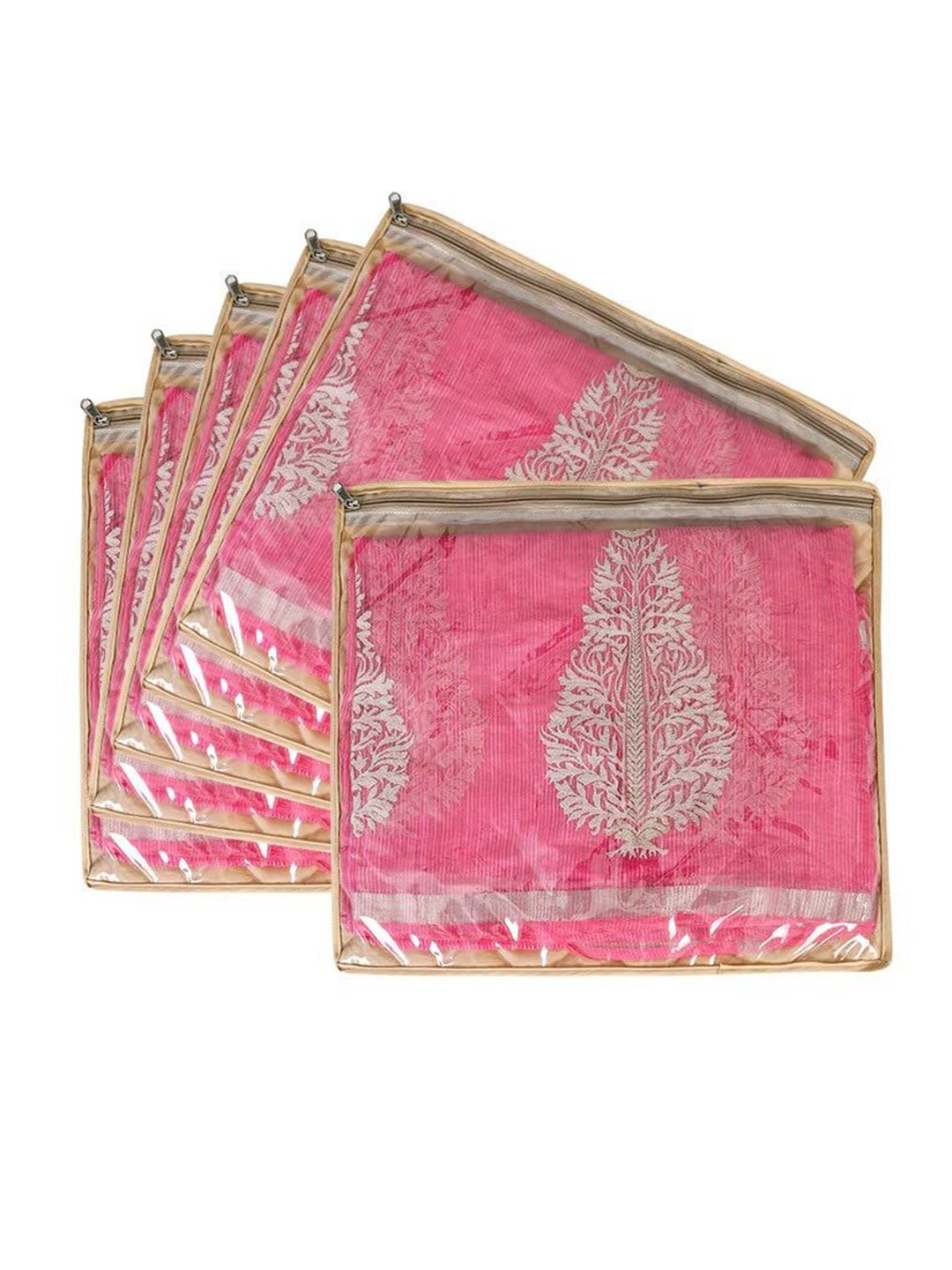 

prettykrafts Gold-Toned 6 Pieces Saree Organisers