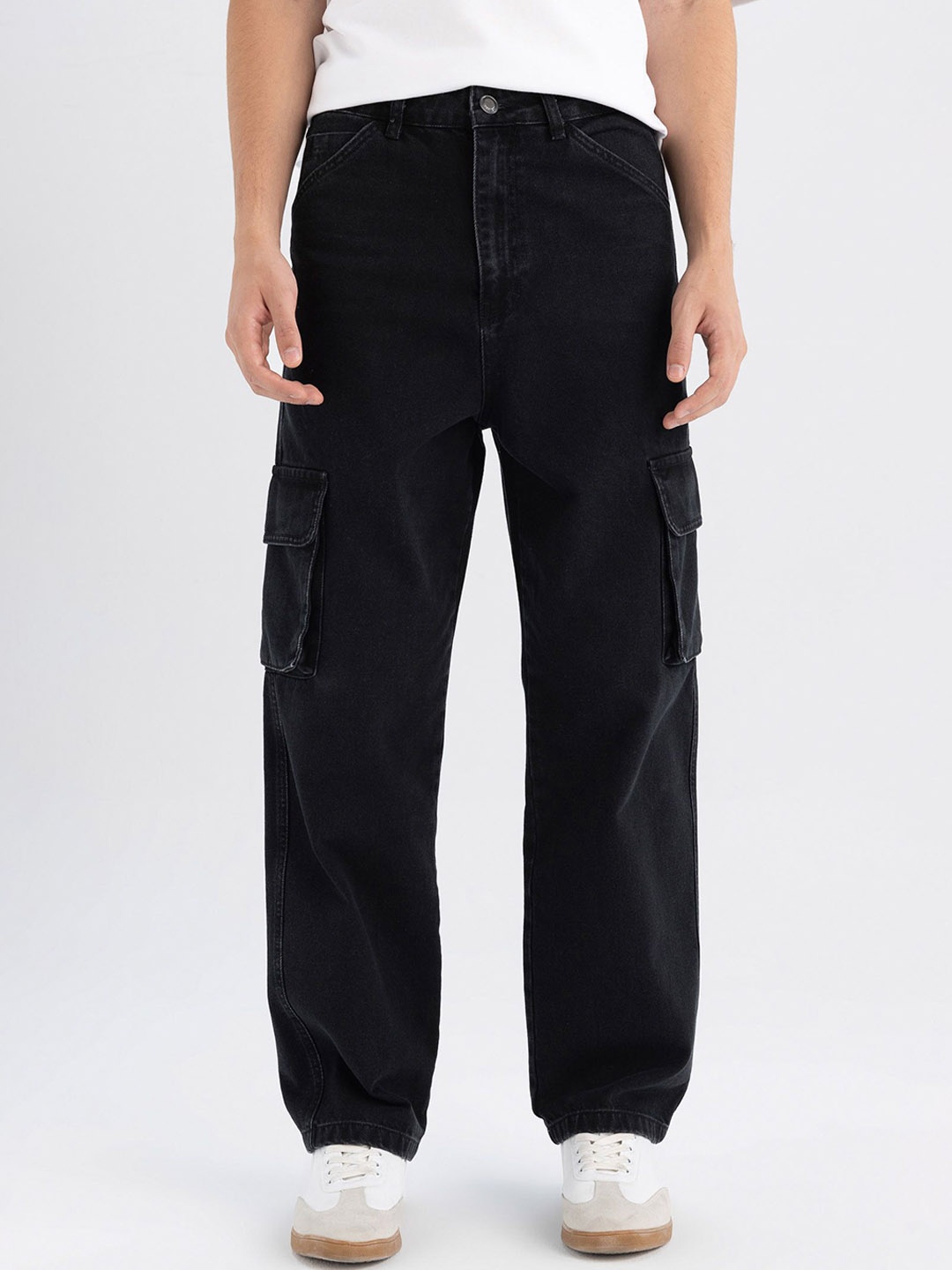 

DeFacto Men Cargos Trousers, Na