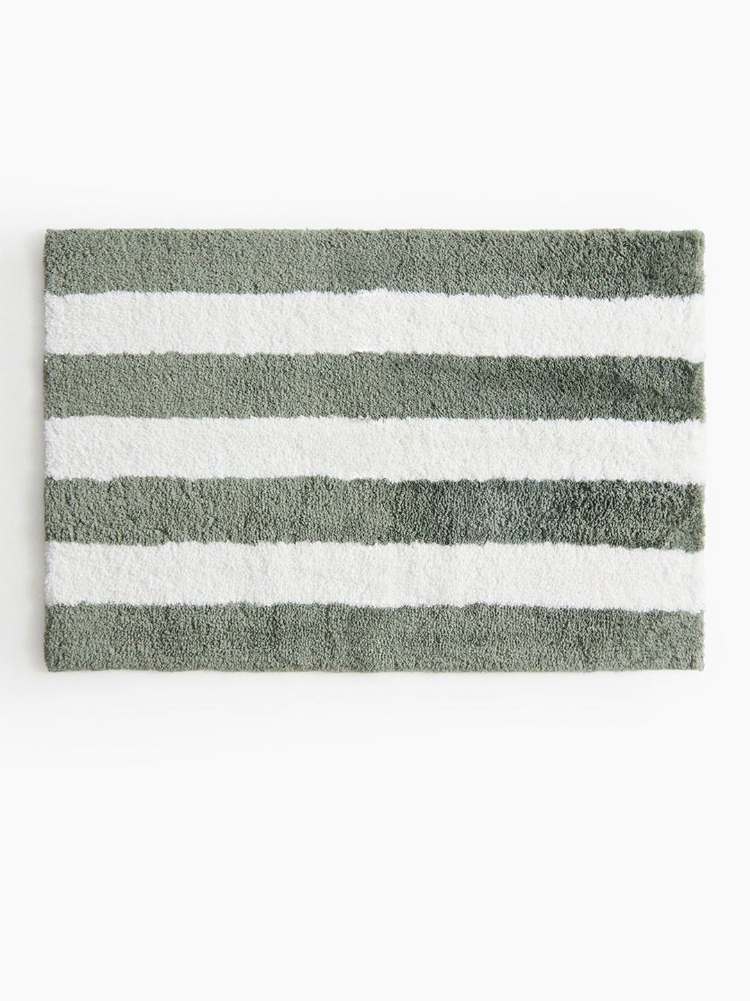 

H&M Green Cotton Blend Bath Mat