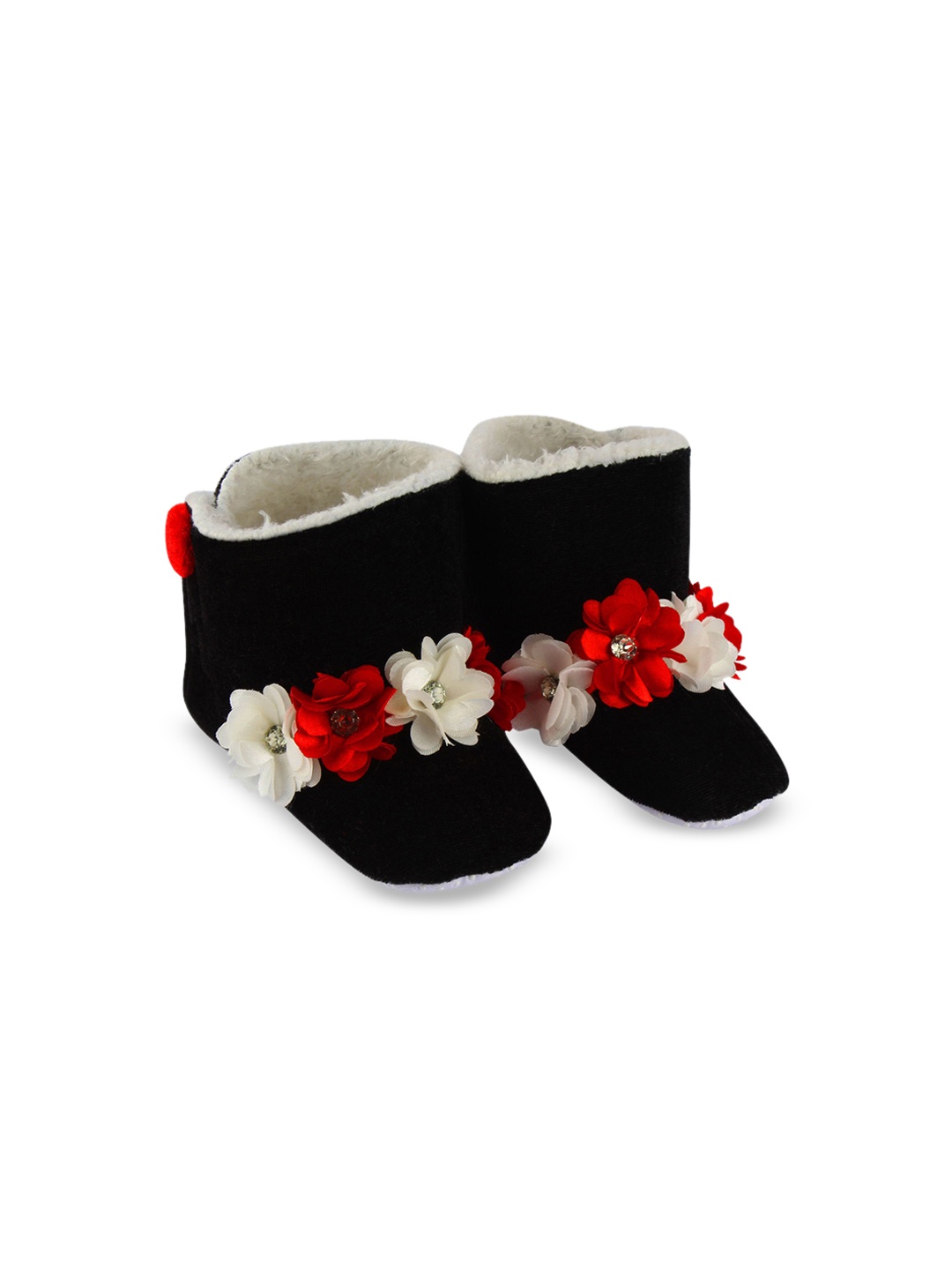

Daizy Kids Girls Soft Long Booties, Black