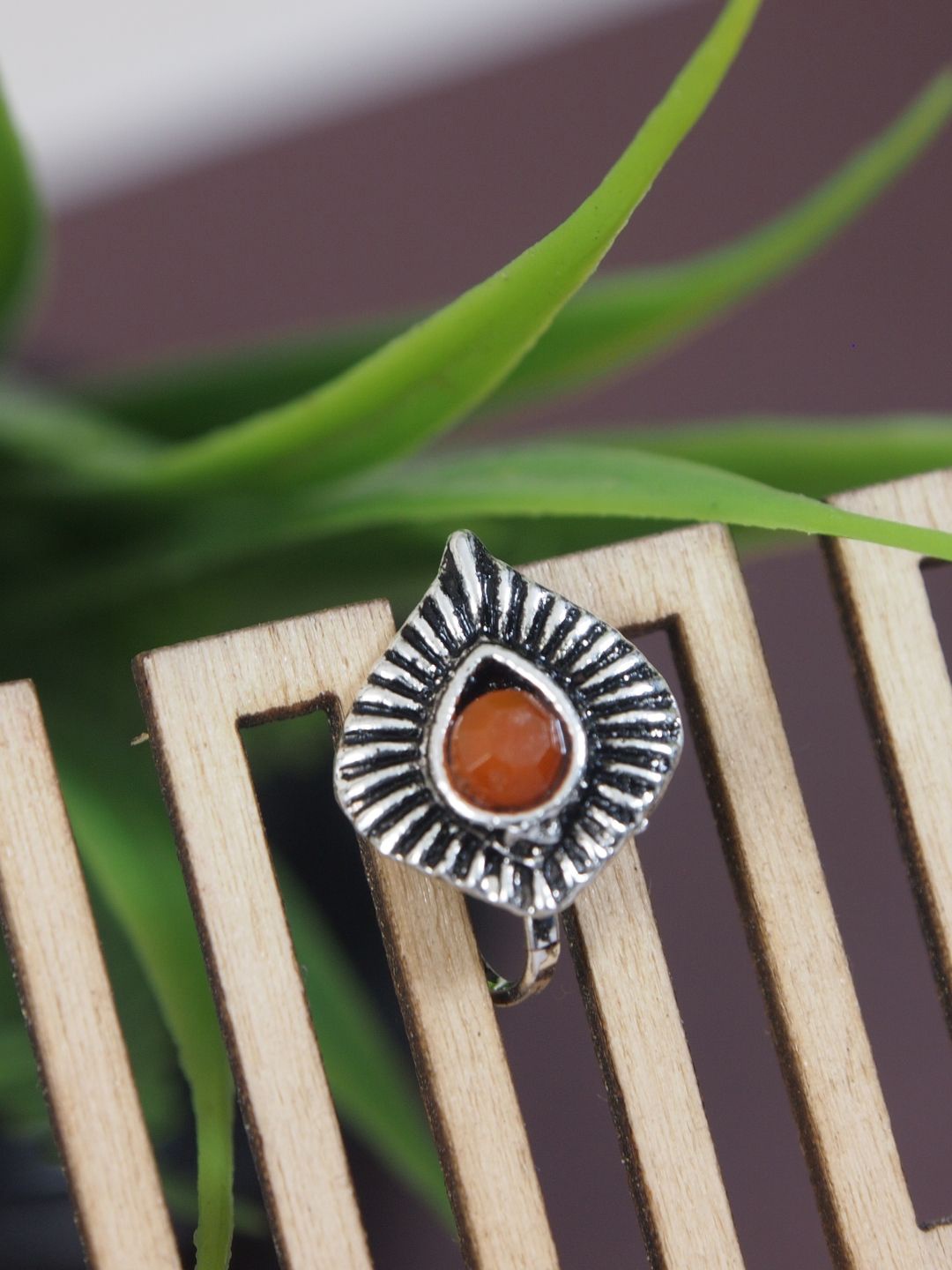 

I Jewels Silver-Plated Clip On Stud Nosepin