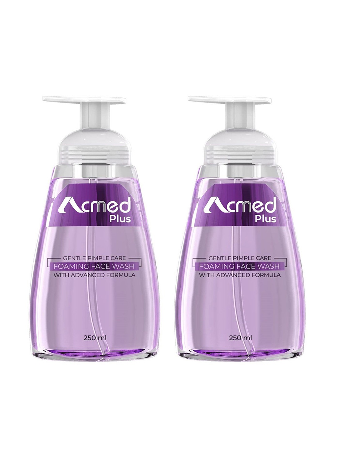

ACMED Set Of 2 Plus Foaming Face Wash - 250 ml Each, Na