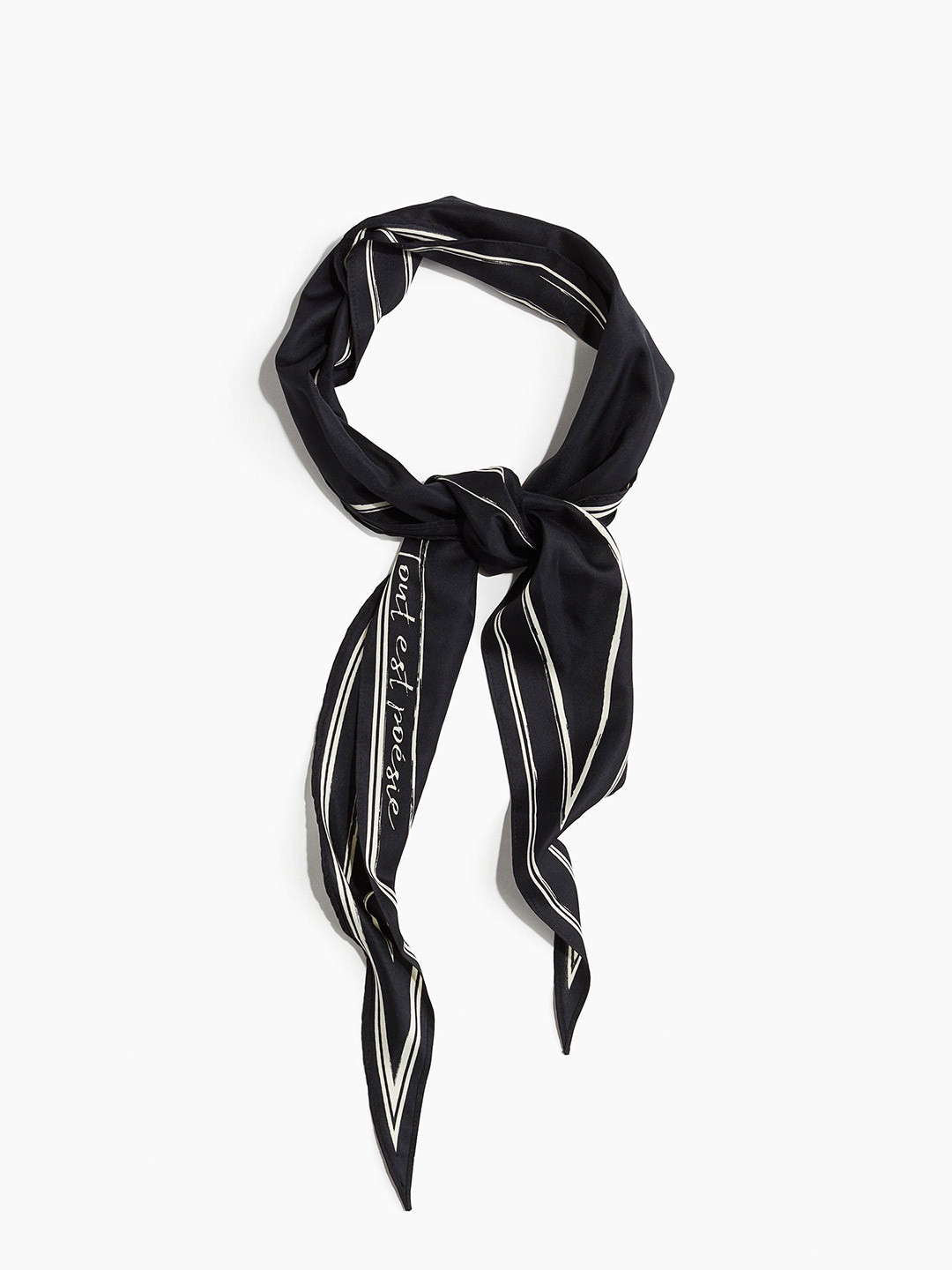 

H&M Women Diamond-Shaped Scarf, Black