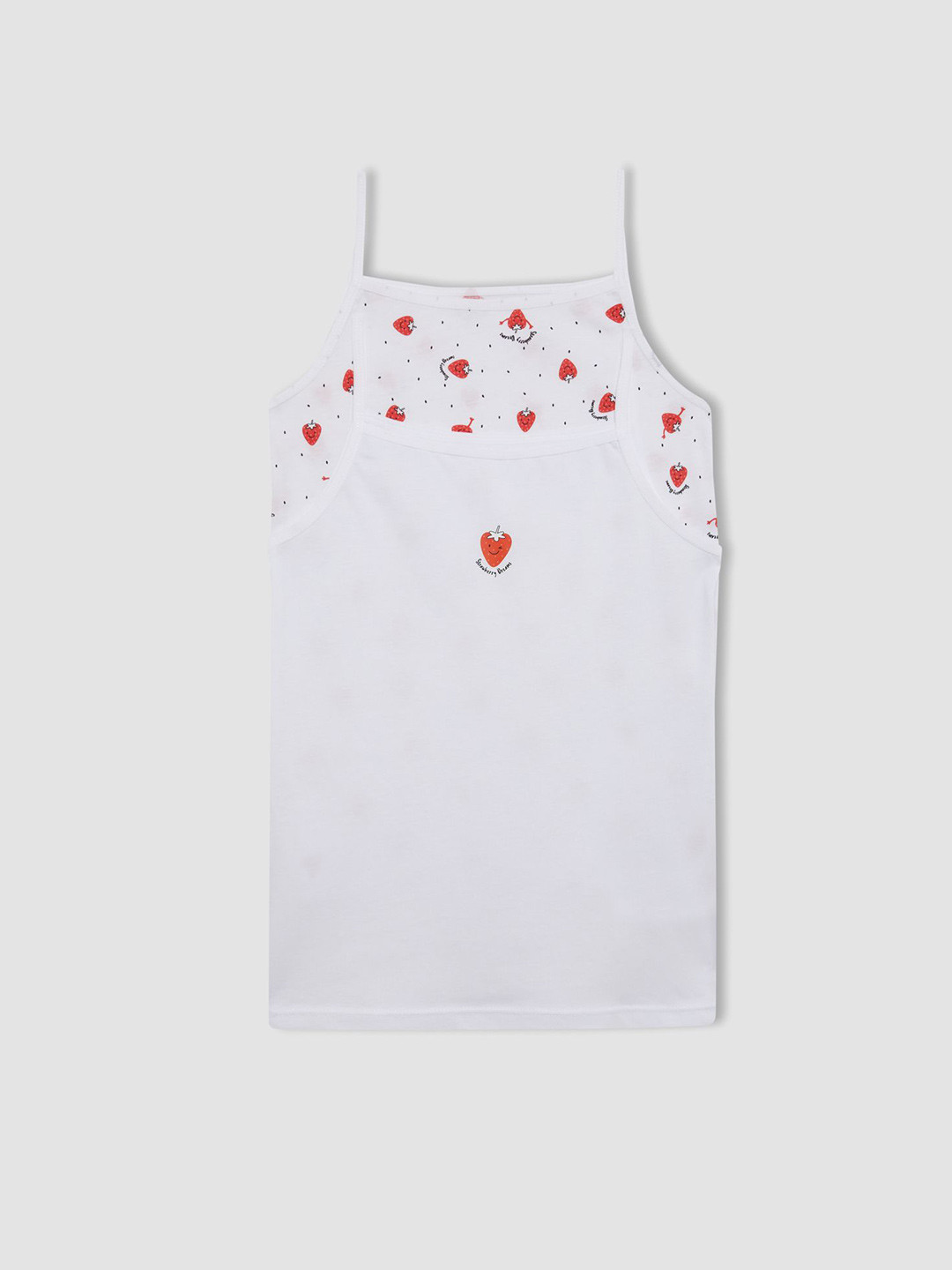 

DeFacto Floral Embellished Cotton Top, Na