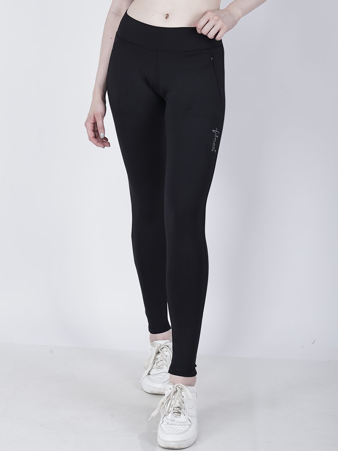 

FILMAX ORIGINALS Women Dri-Fit Ankle-Length Tights, Black