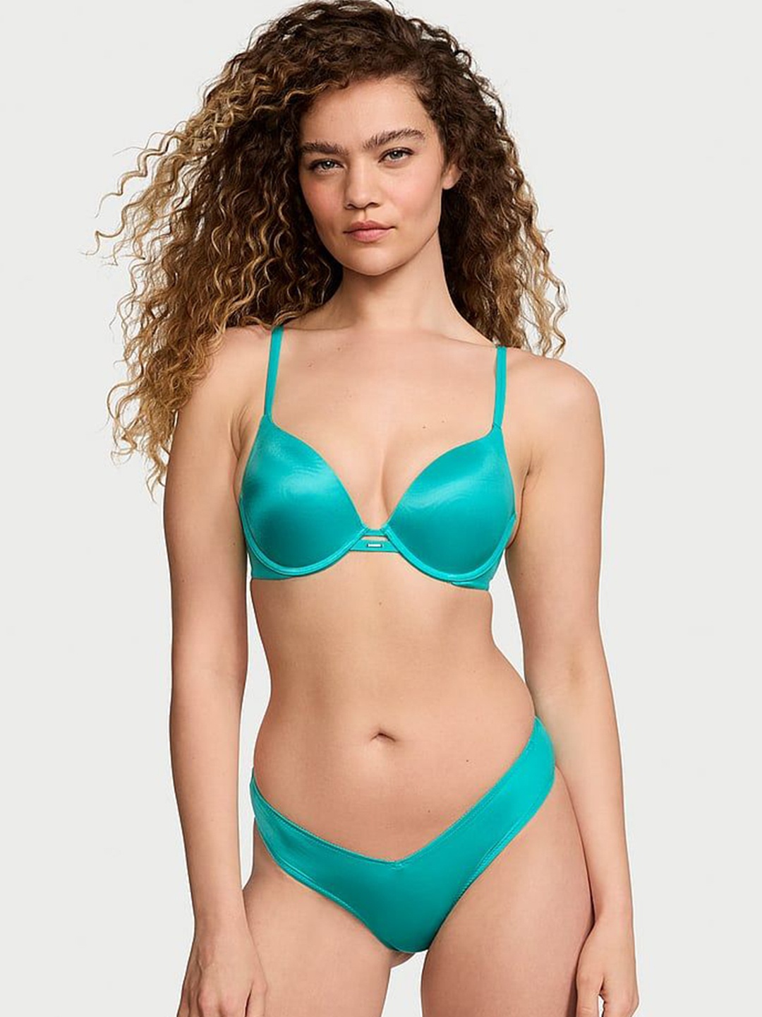 

Victoria's Secret Women Strappy-Back High-Leg Basic Briefs, Blue