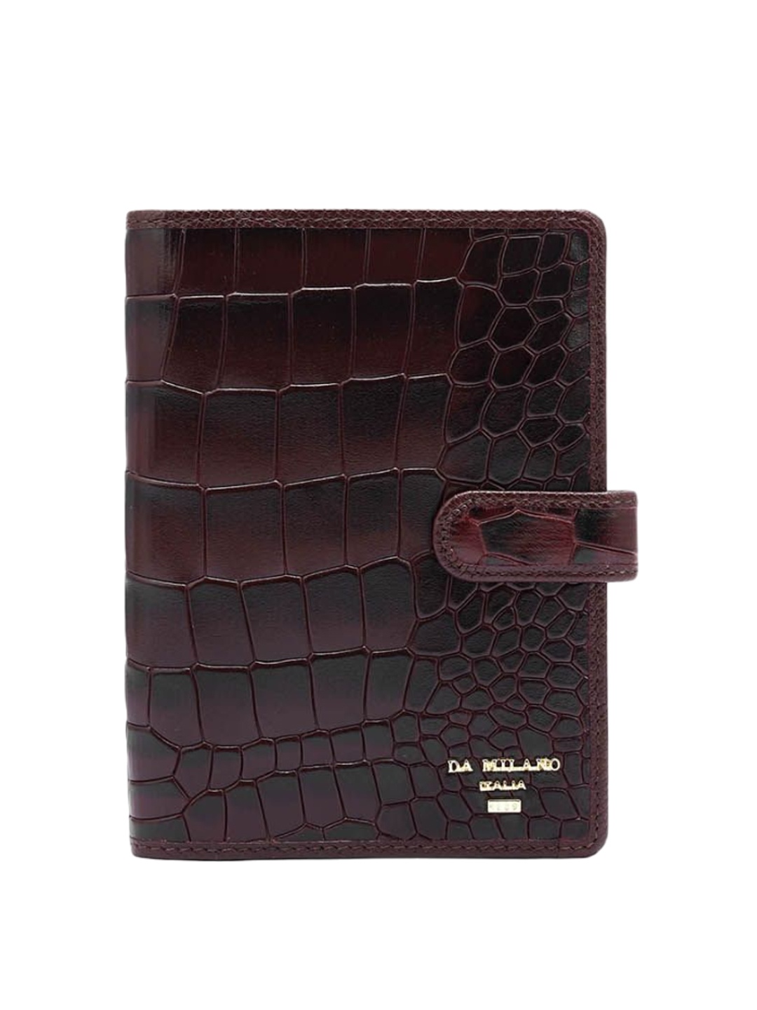 

Da Milano Textured Passport Cover Travel Accessory, Burgundy