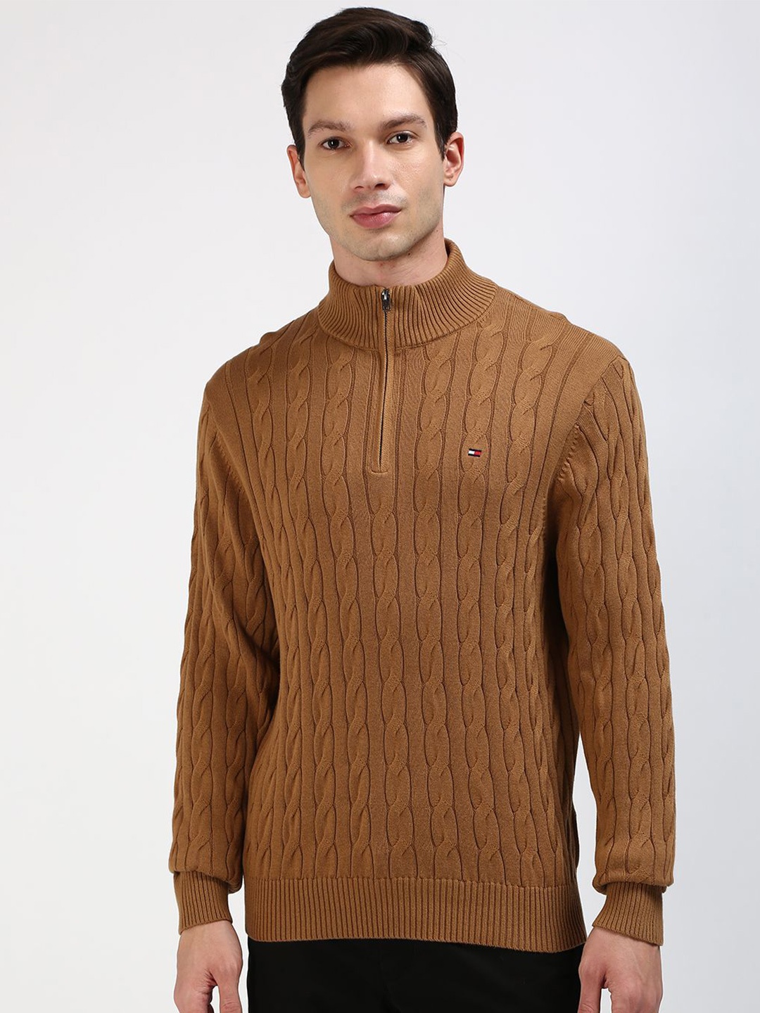 

Tommy Hilfiger Men Pullover Sweater, Brown
