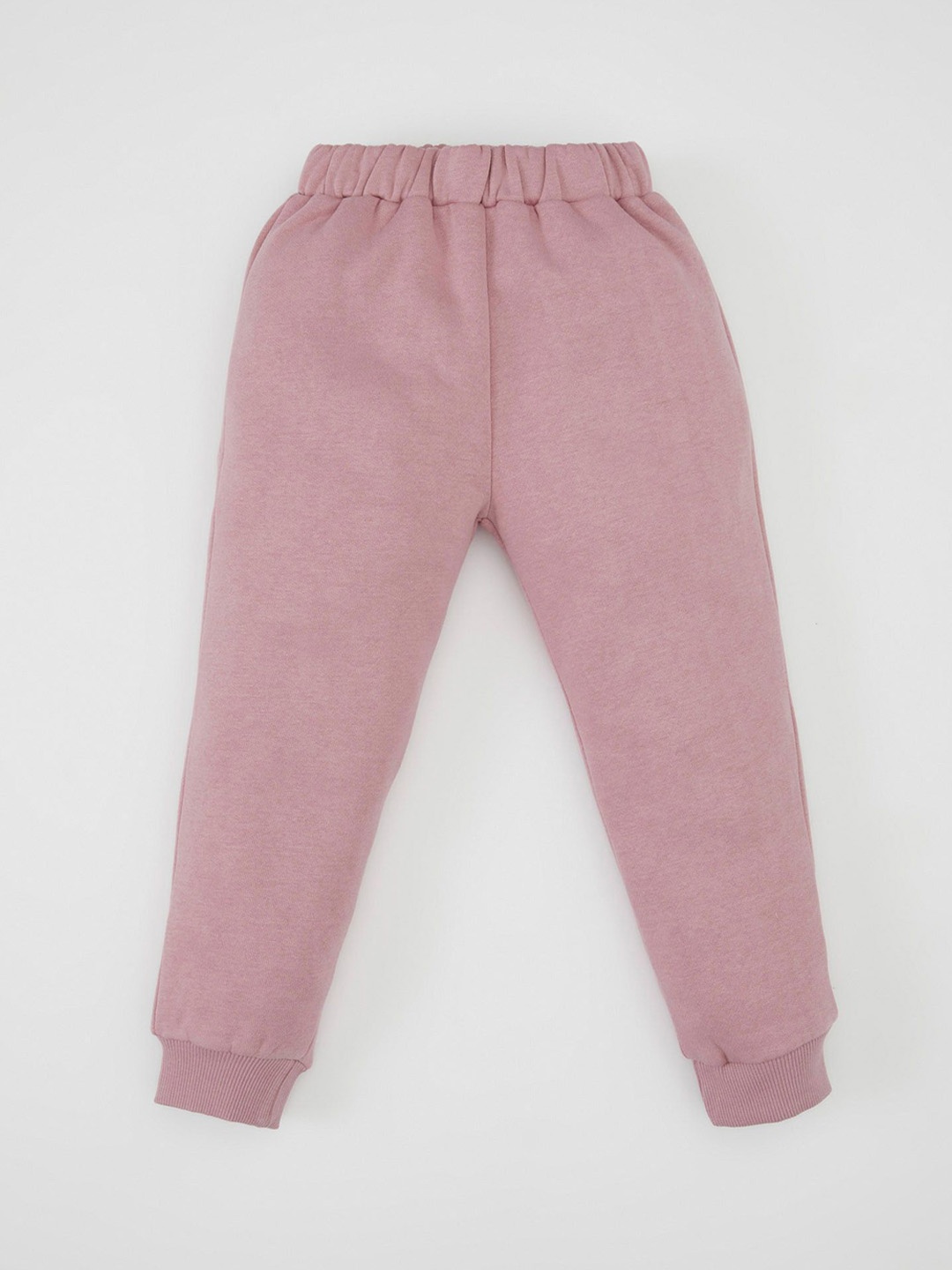 

DeFacto Girls Cotton Solid Joggers Trousers, Pink
