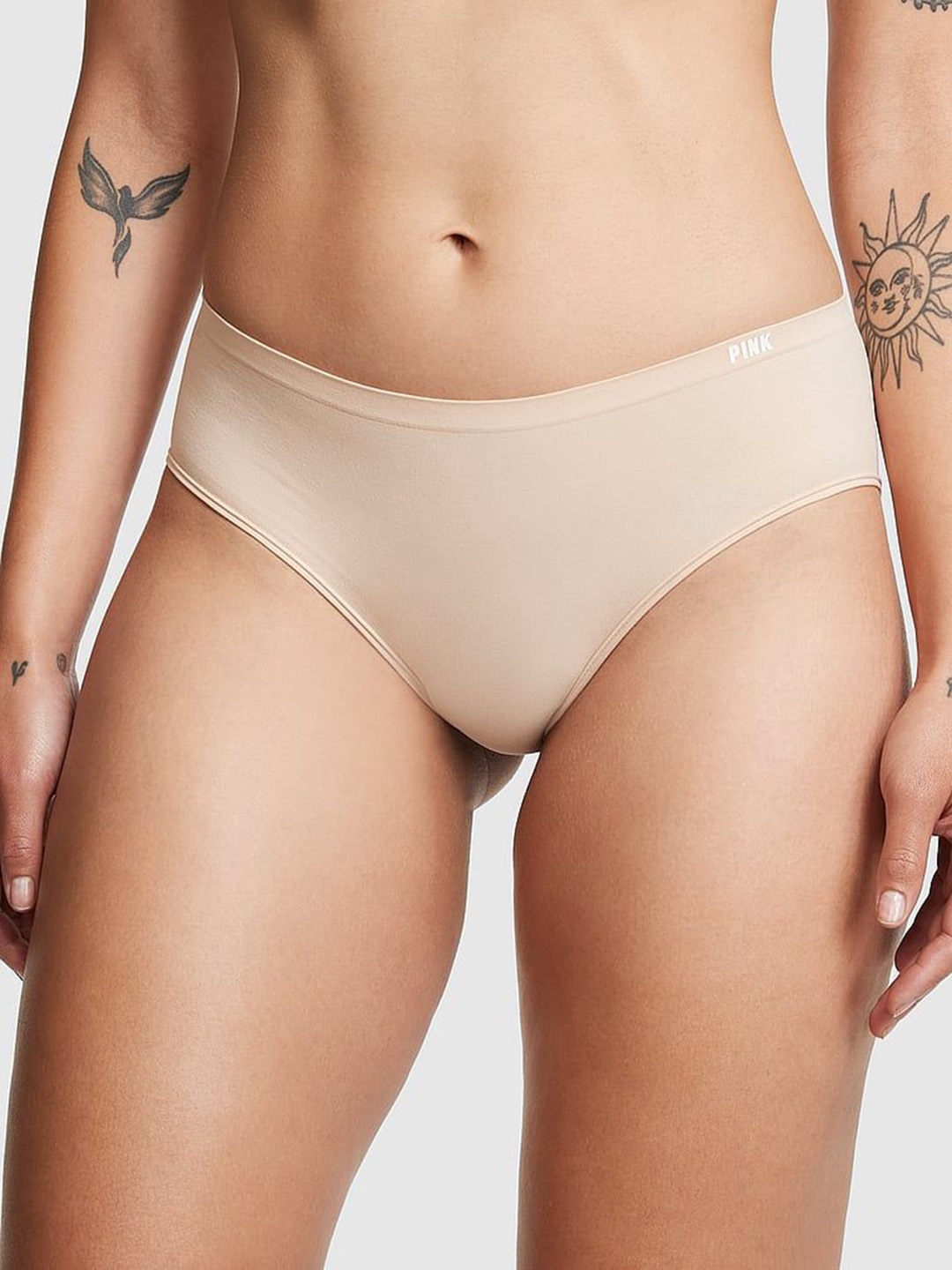 

Victoria's Secret Low-Rise Hipster Briefs, Beige