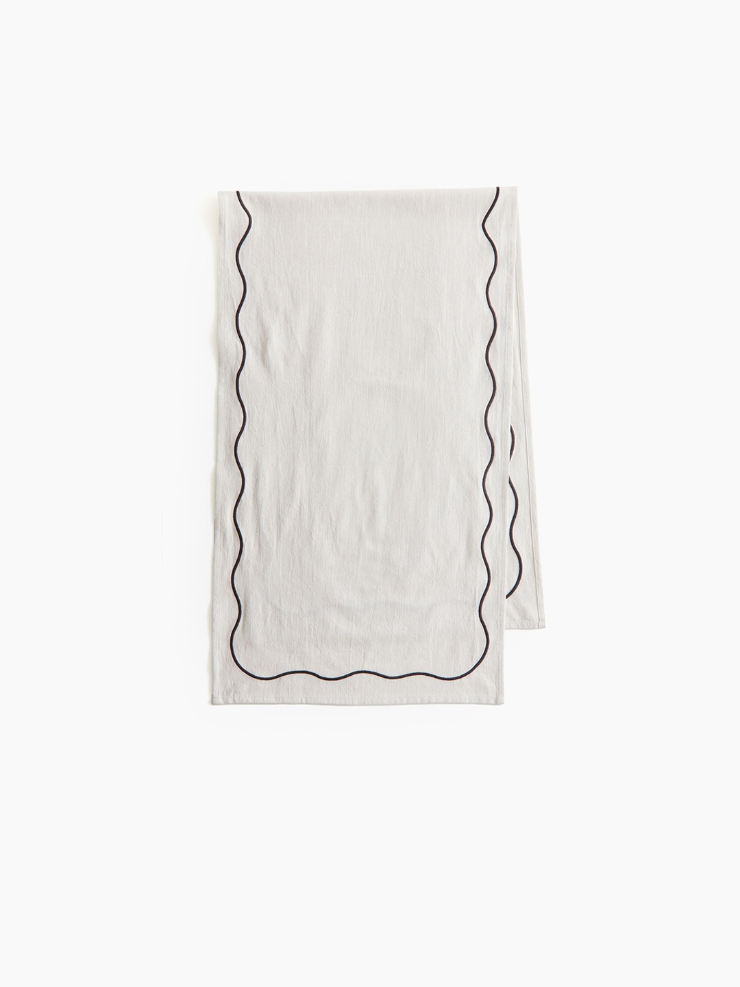 

H&M White Pure Cotton Table Runner