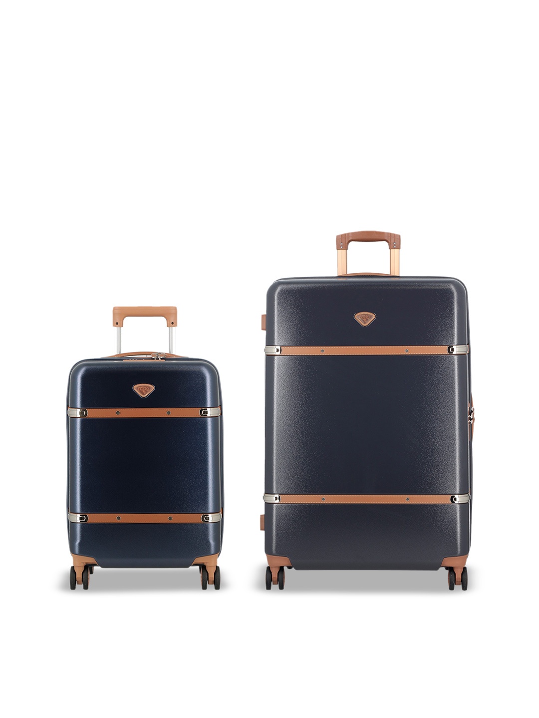 

JUMP Set Of 2 Hard-Sided Trolley Bag, Blue