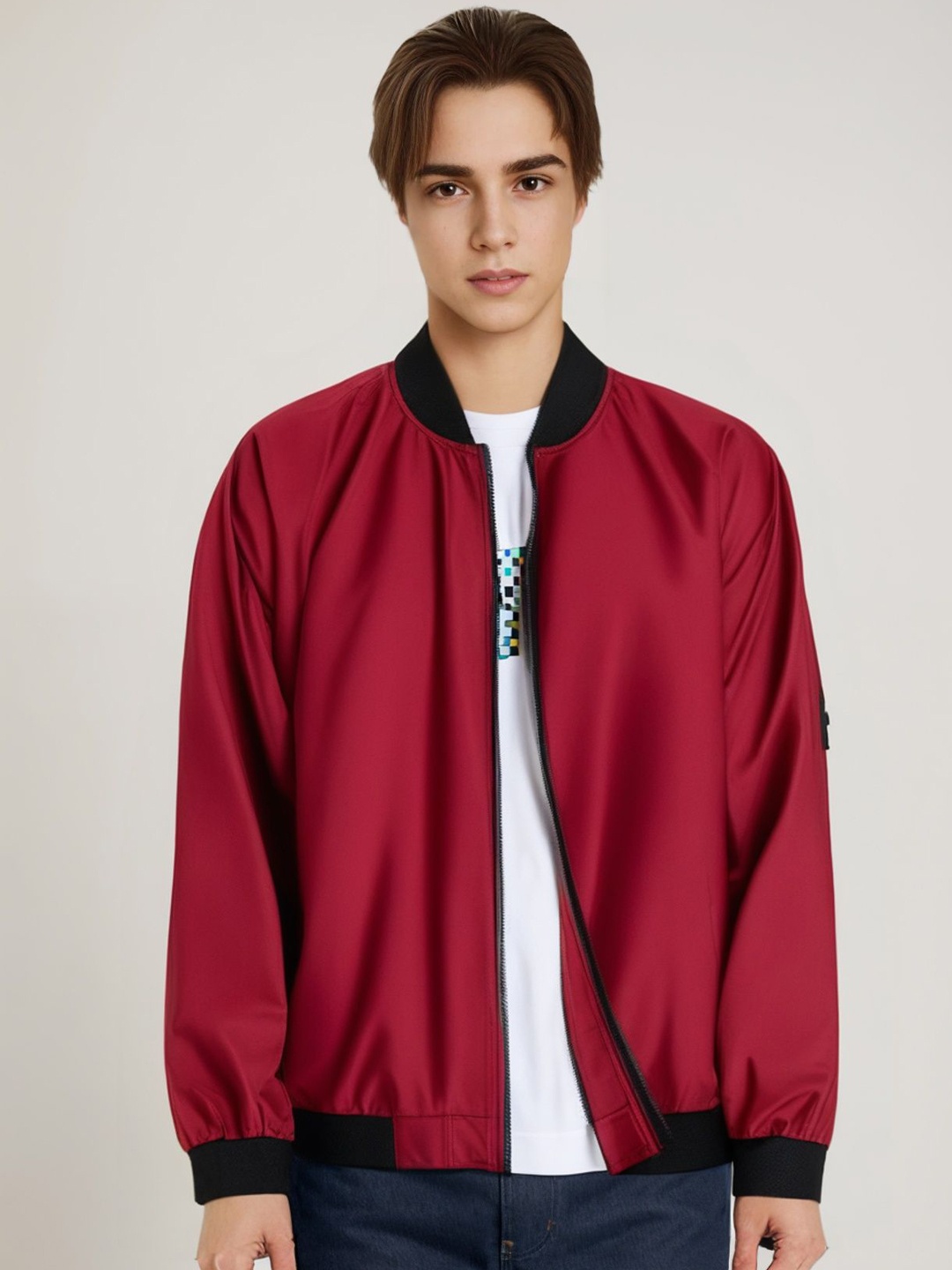 

StyleCast x Revolte Men Tailored Jacket, Red