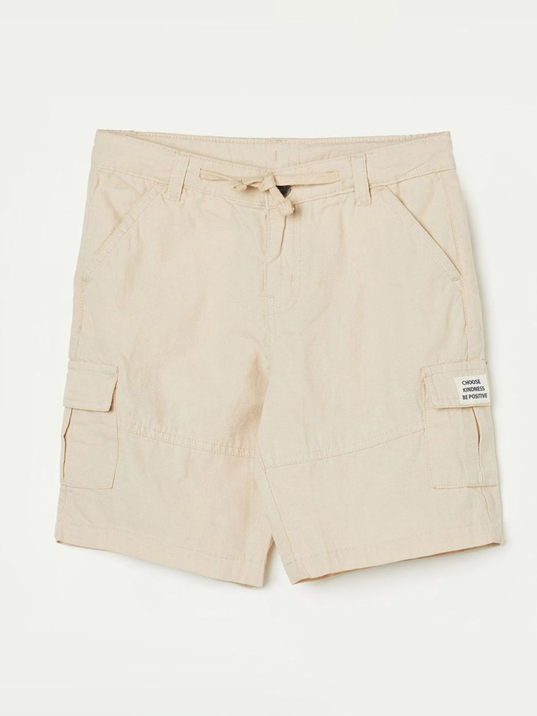 

Fame Forever by Lifestyle Boys Solid Regular Fit Cargo Shorts, Beige