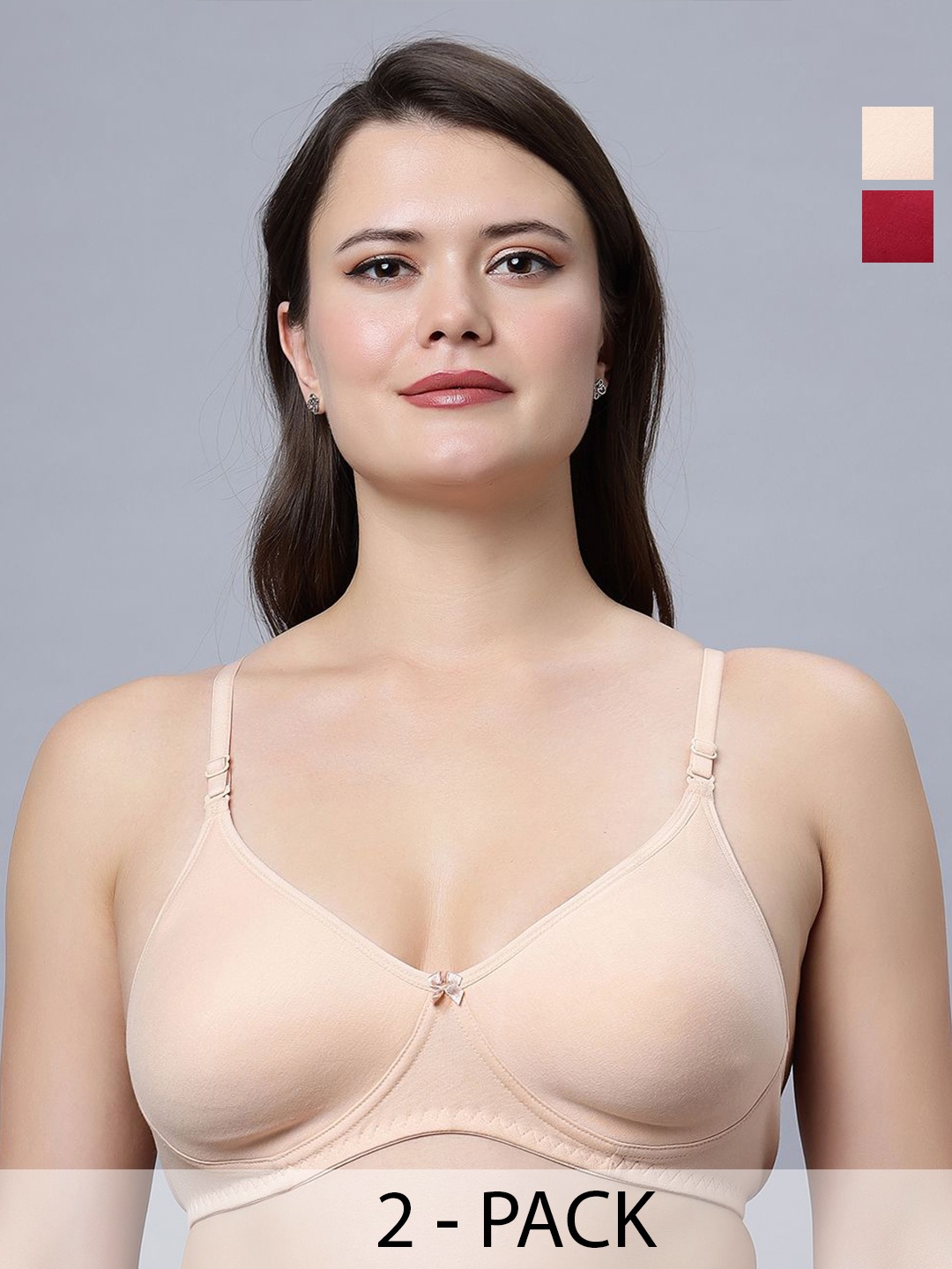 

In Care Bra Full Coverage T-shirt bra, Red