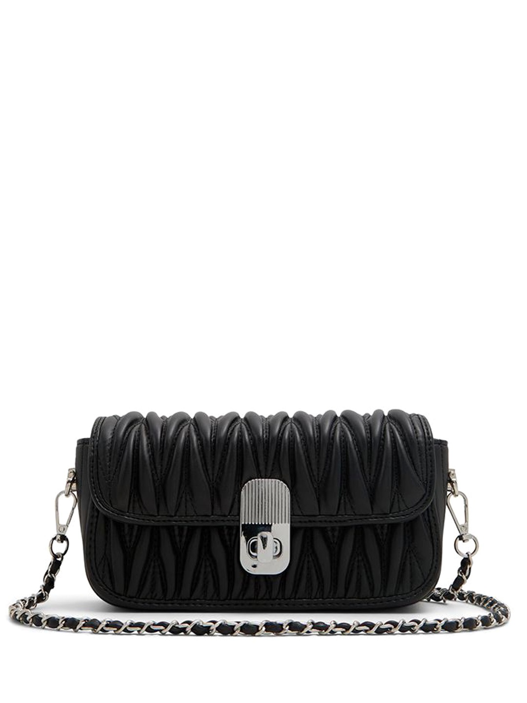 

Call It Spring Women Structured Sling Bag, Black