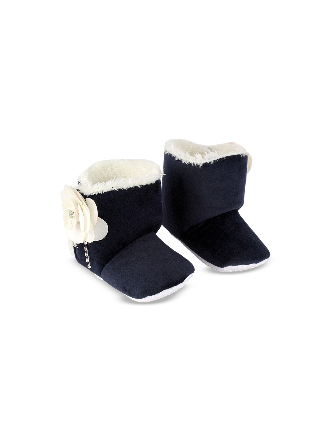 

Daizy Kids Soft Long Booties, Navy blue
