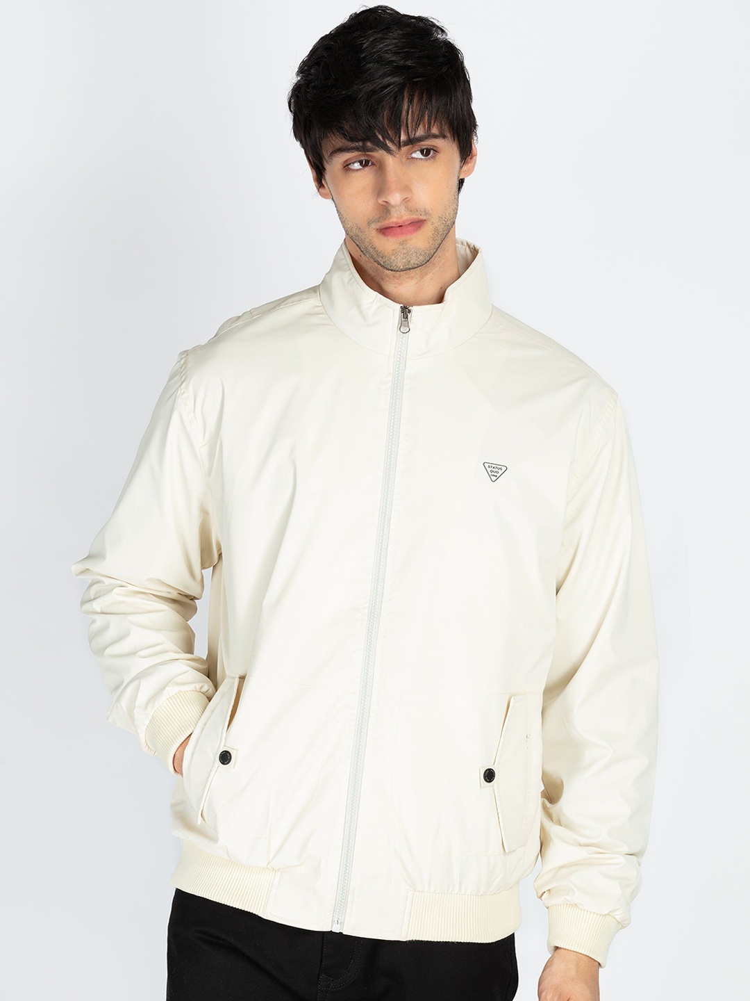 

Status Quo Men Sporty Jacket, Off white