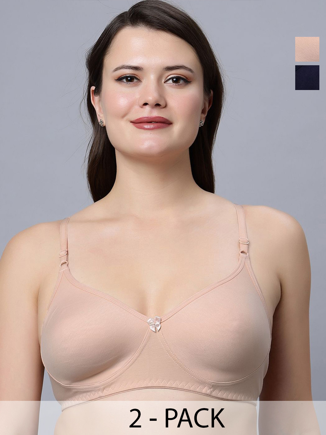 

In Care Bra Full Coverage T-shirt bra, Navy blue
