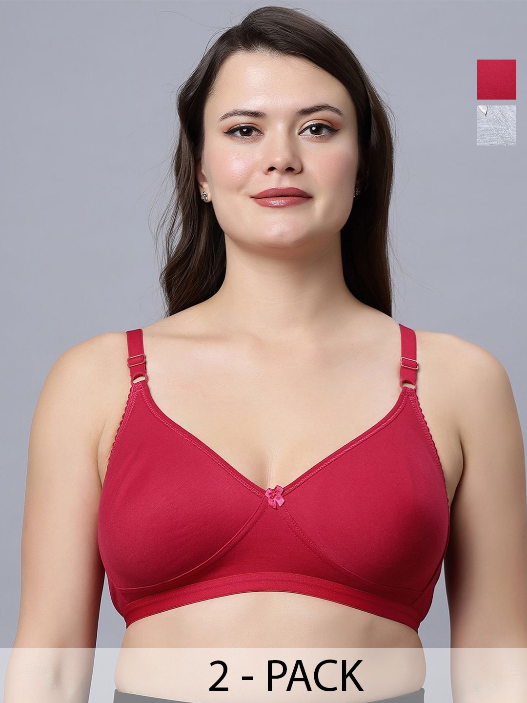 

In Care Bra Full Coverage T-shirt bra,, Red