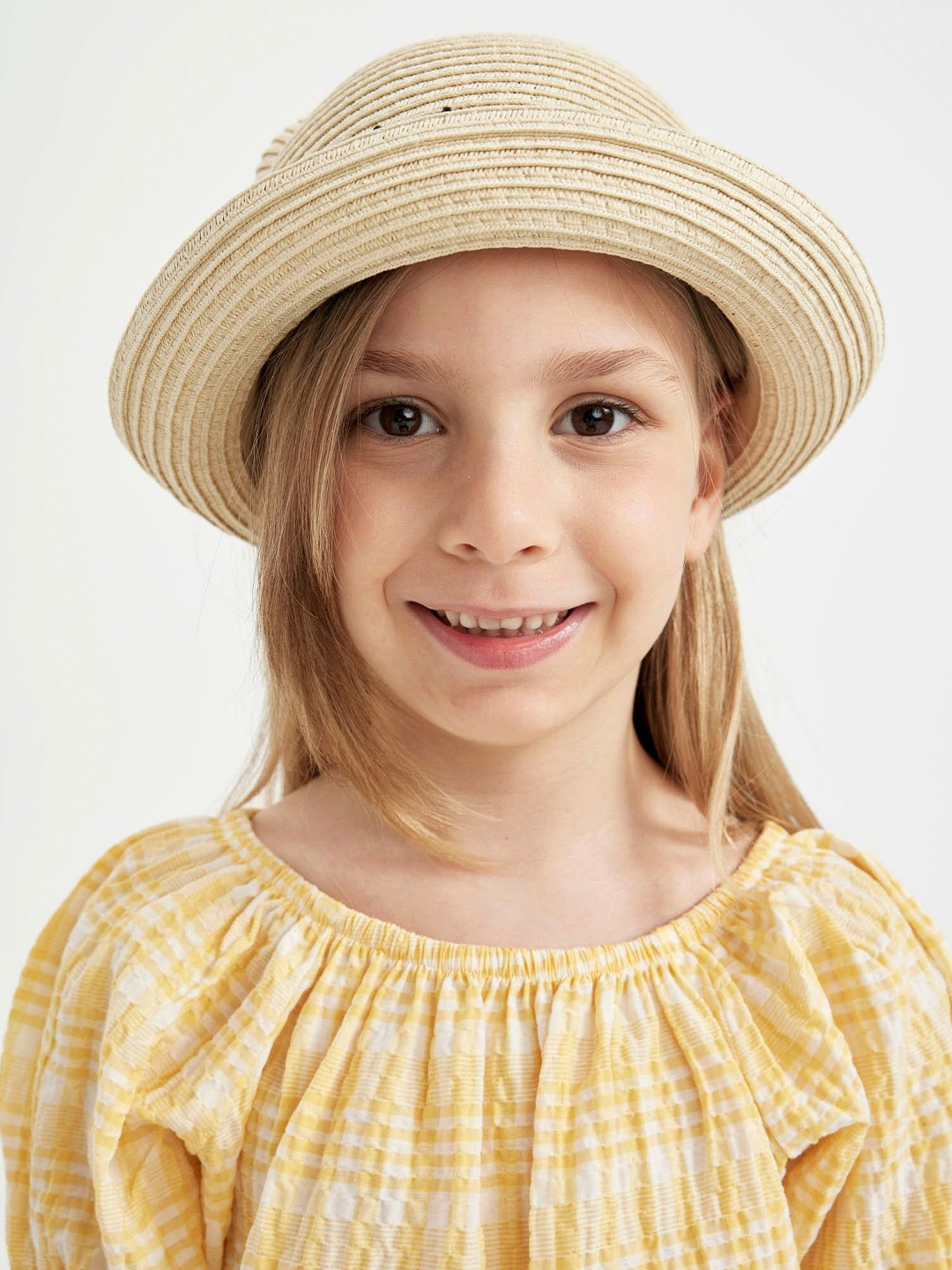 

DeFacto Kids Self Design Sun Hat, Beige