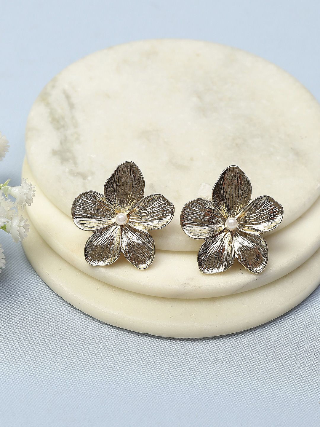 

Biba Contemporary Studs Earrings, Gold